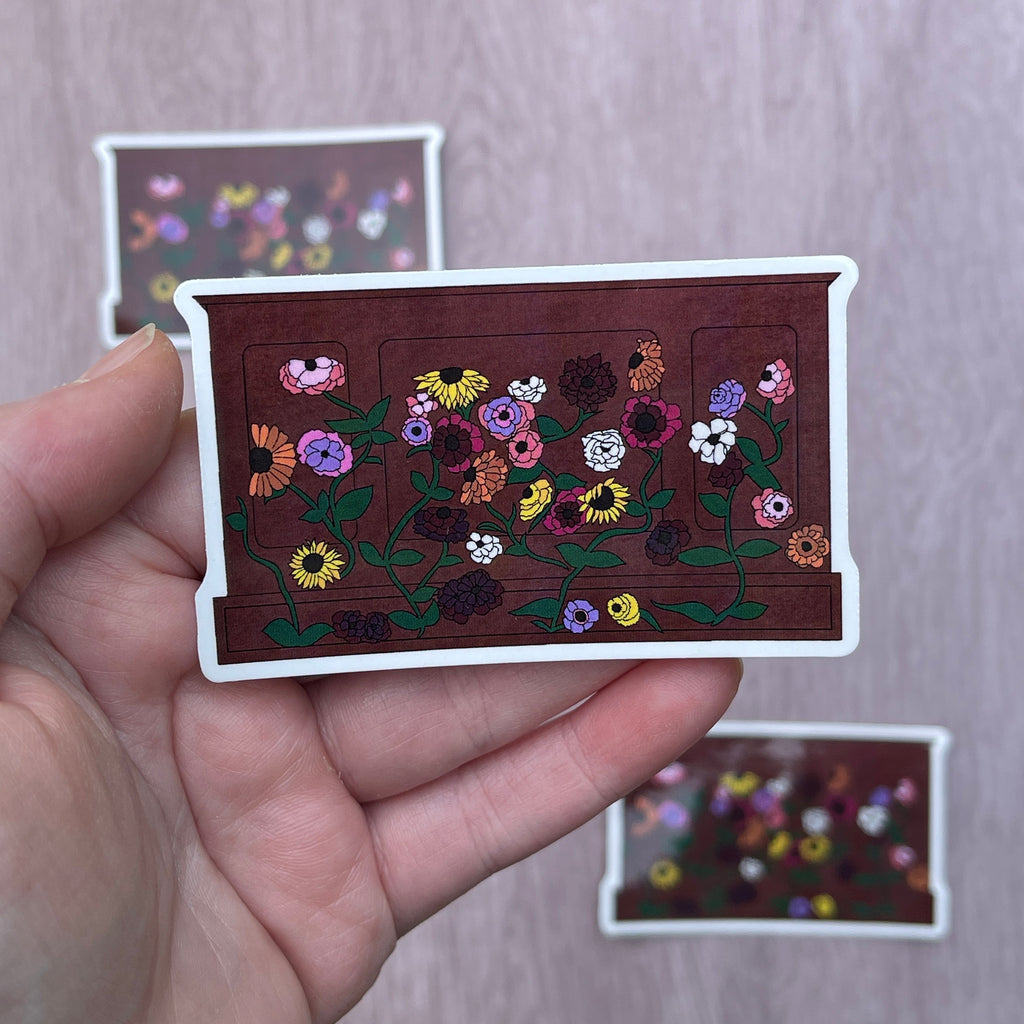 Floral Piano Surprise Song Sticker