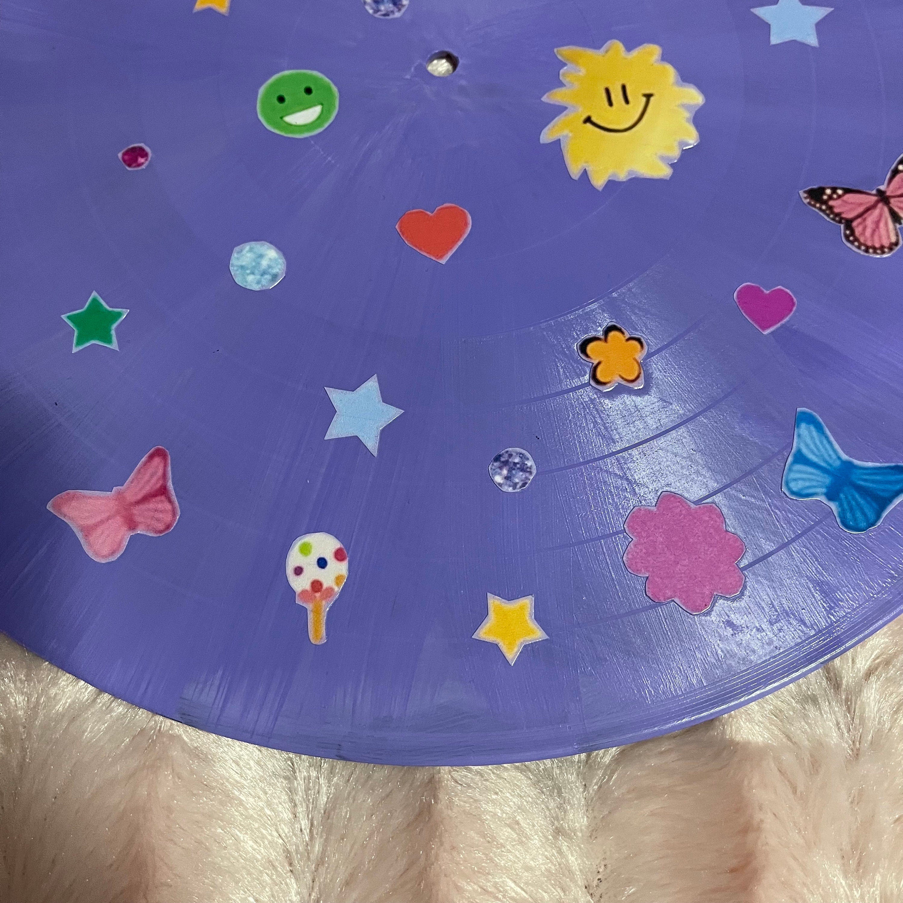 Hand Painted 12in Vinyl Record inspired by sour