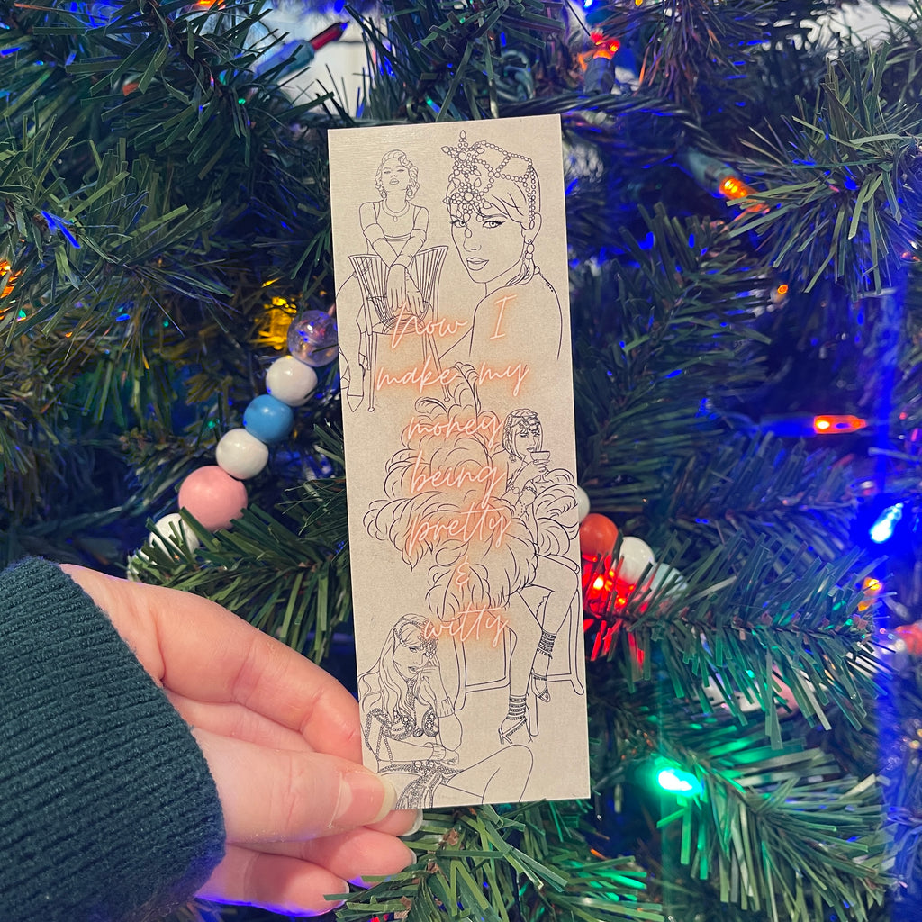 Showgirl Bookmark