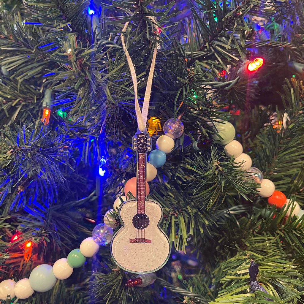 Fearless Guitar Christmas Ornament