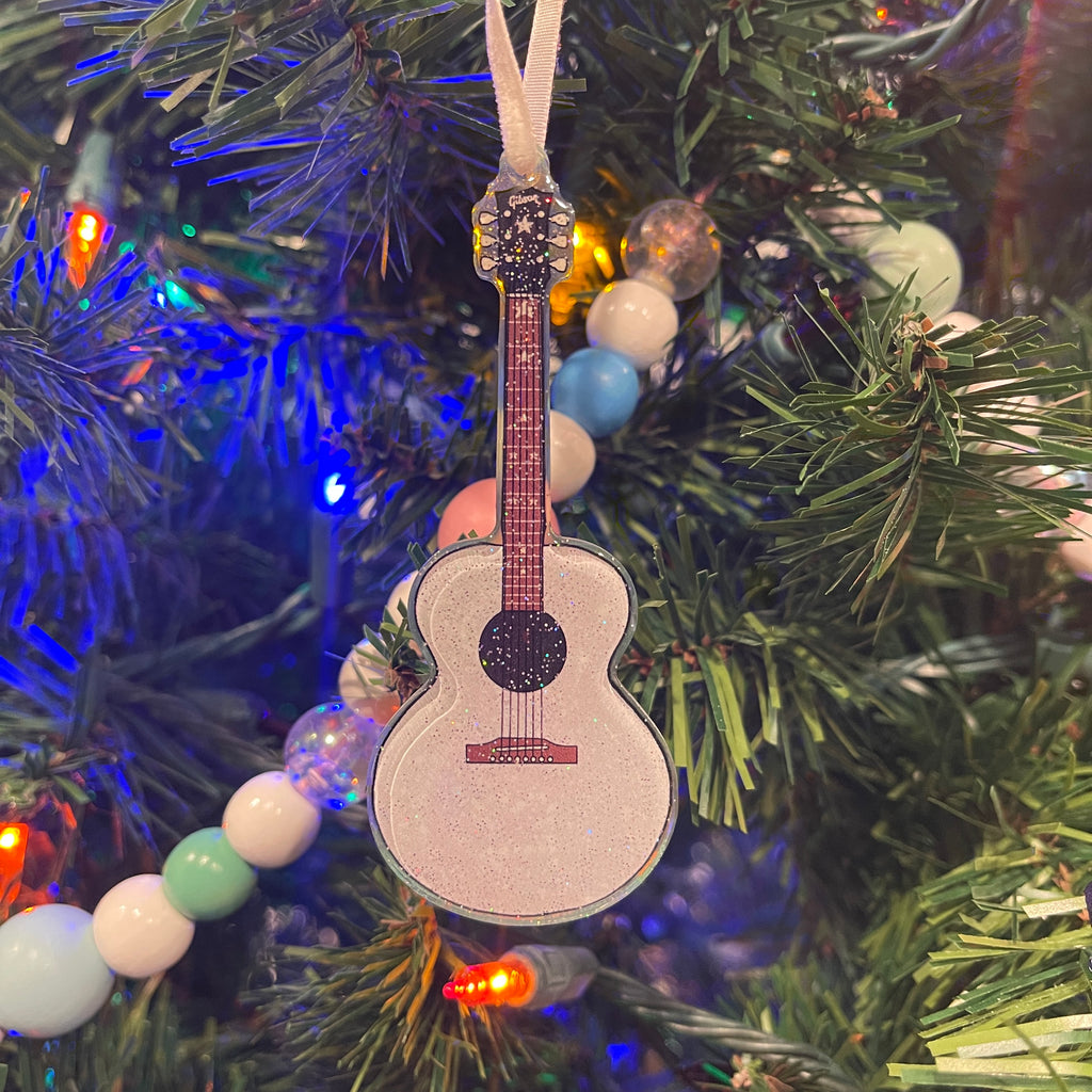 Fearless Guitar Christmas Ornament