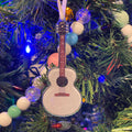 Fearless Guitar Christmas Ornament