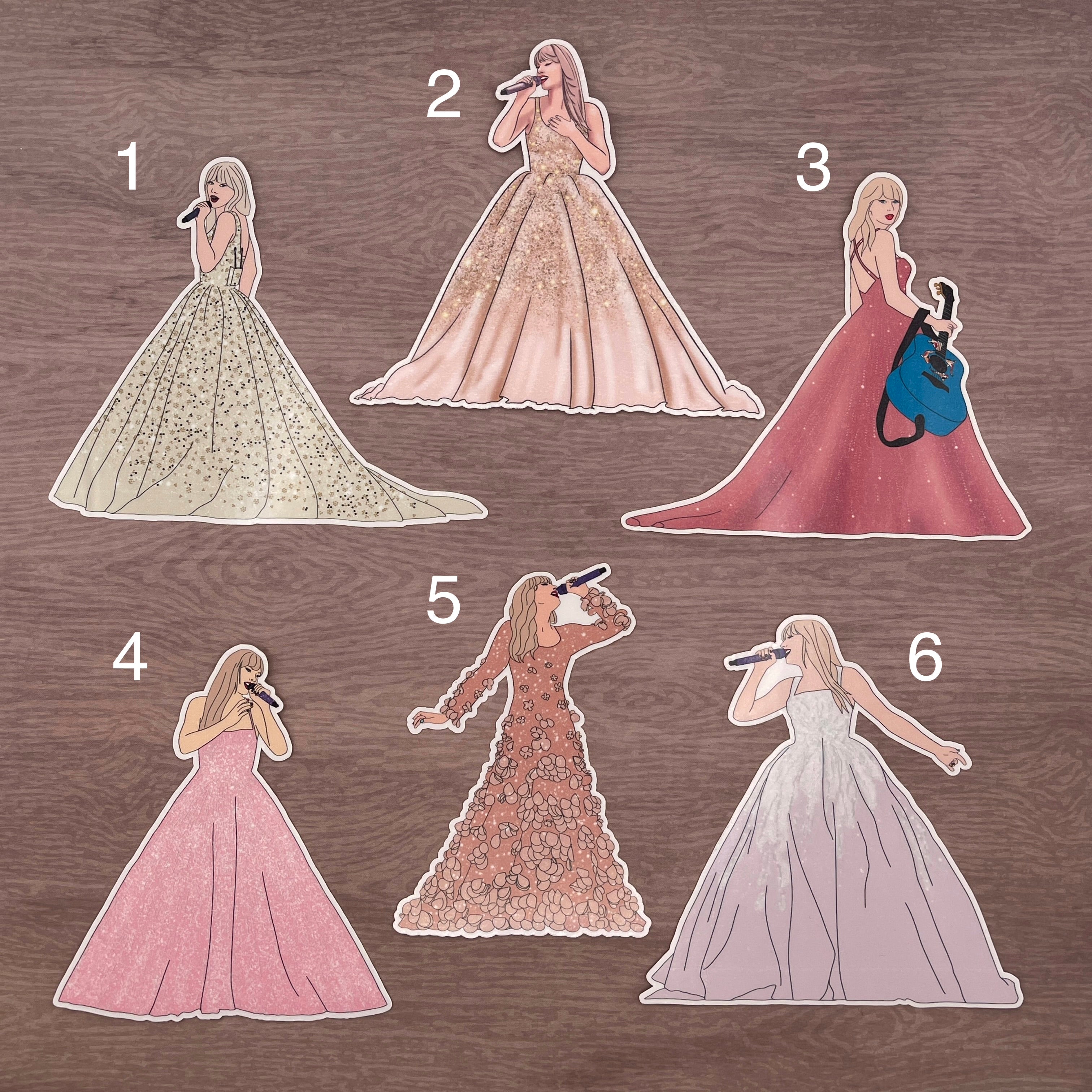 Speak Now Eras Tour Ball Gown Stickers