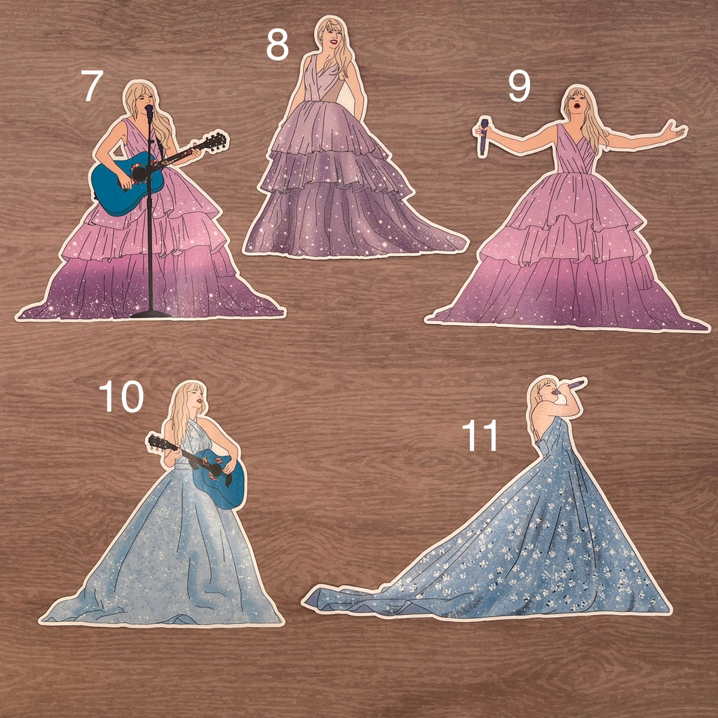 Speak Now Eras Tour Ball Gown Stickers