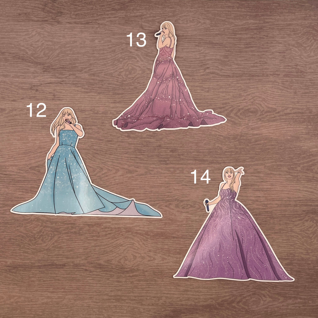 Speak Now Eras Tour Ball Gown Stickers