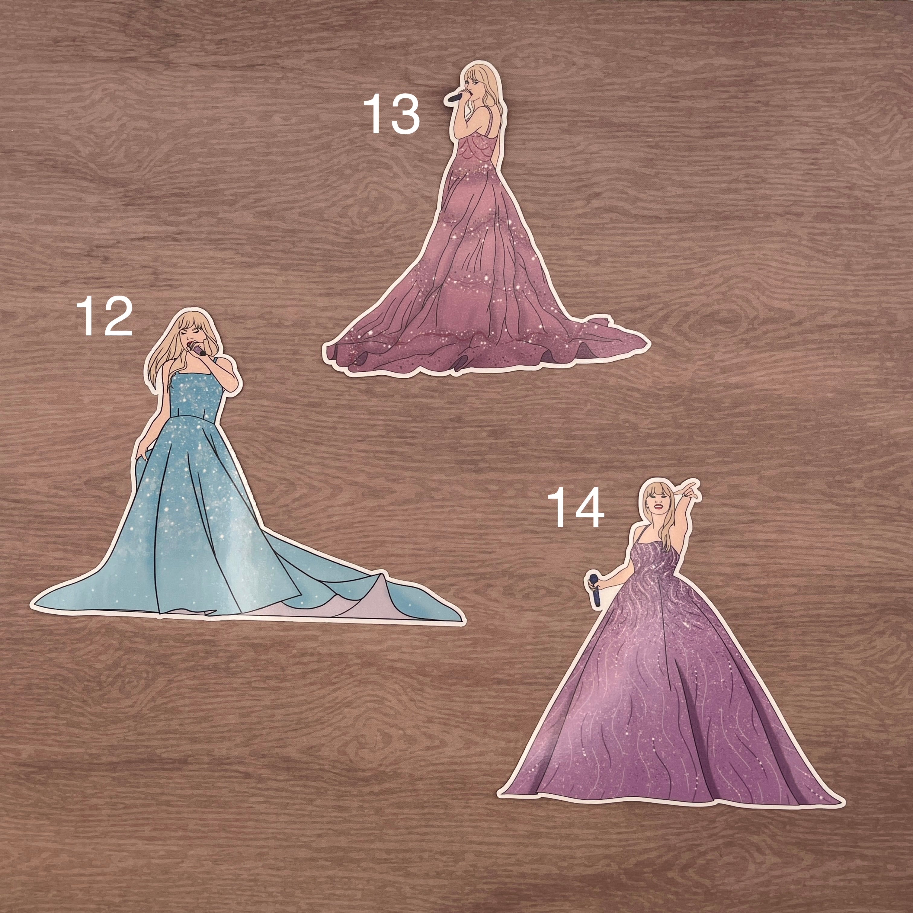 Speak Now Eras Tour Ball Gown Stickers