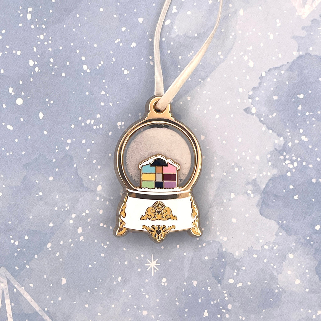 Lover Snowglobe Glitter Shaker Hard Enamel Pin