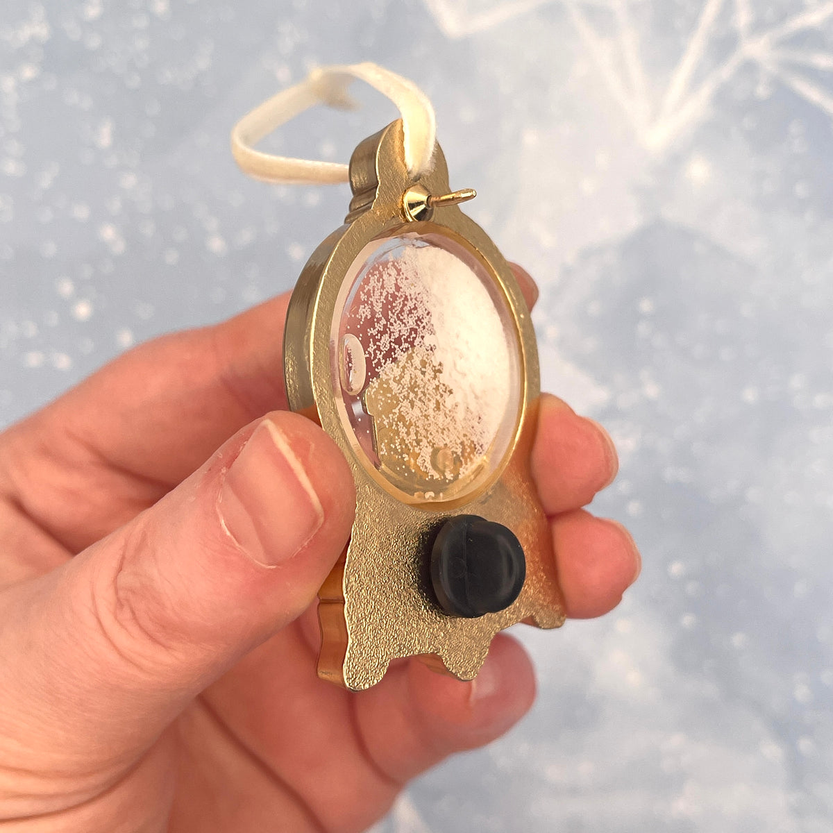 Lover Snowglobe Glitter Shaker Hard Enamel Pin