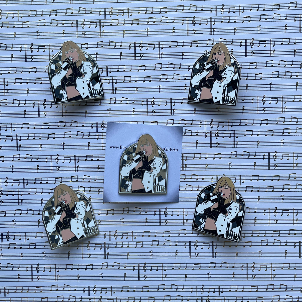 TTPD 2in Glitter Pin