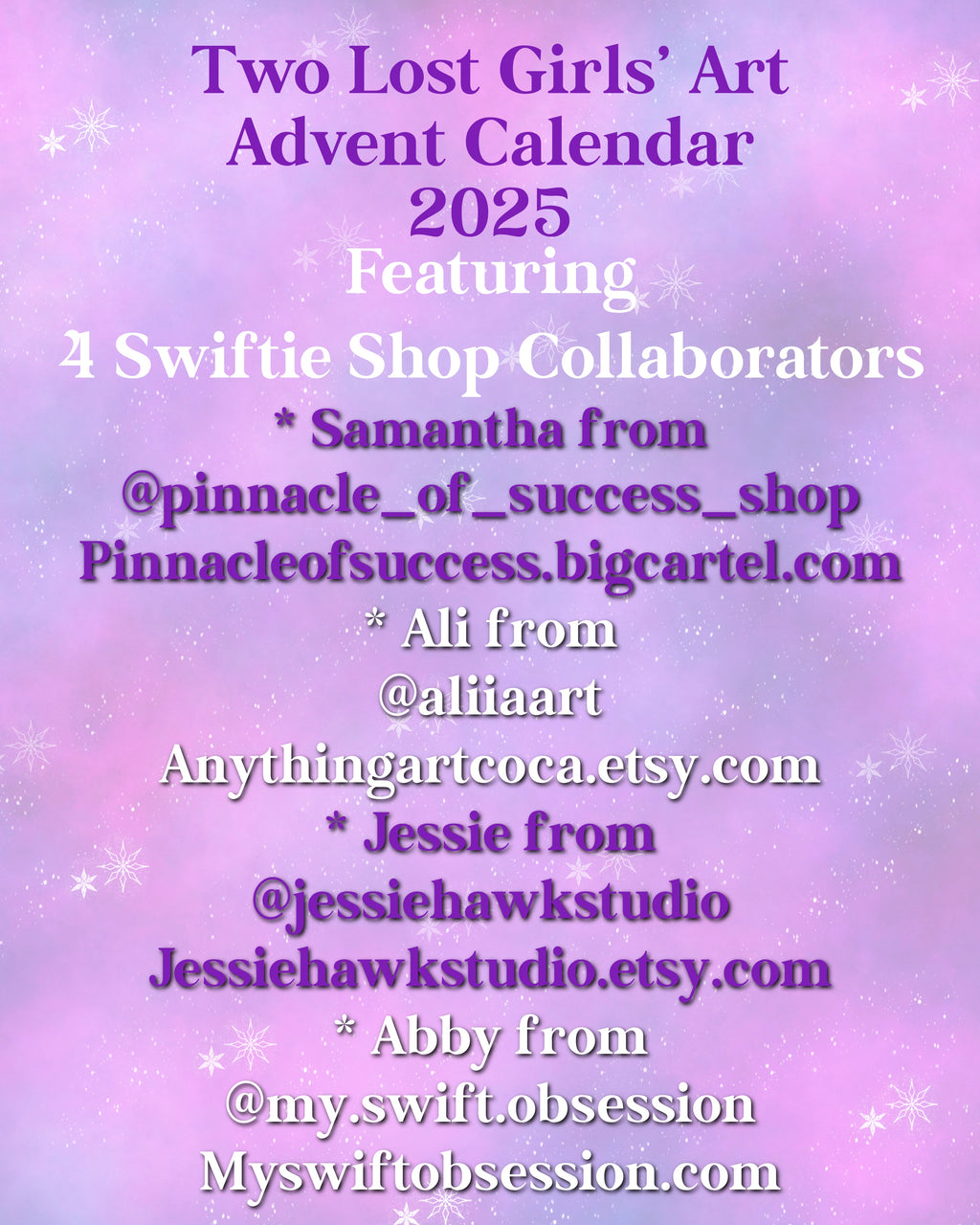 2025 Advent Calendar Pre-Order (ships Nov 20th)