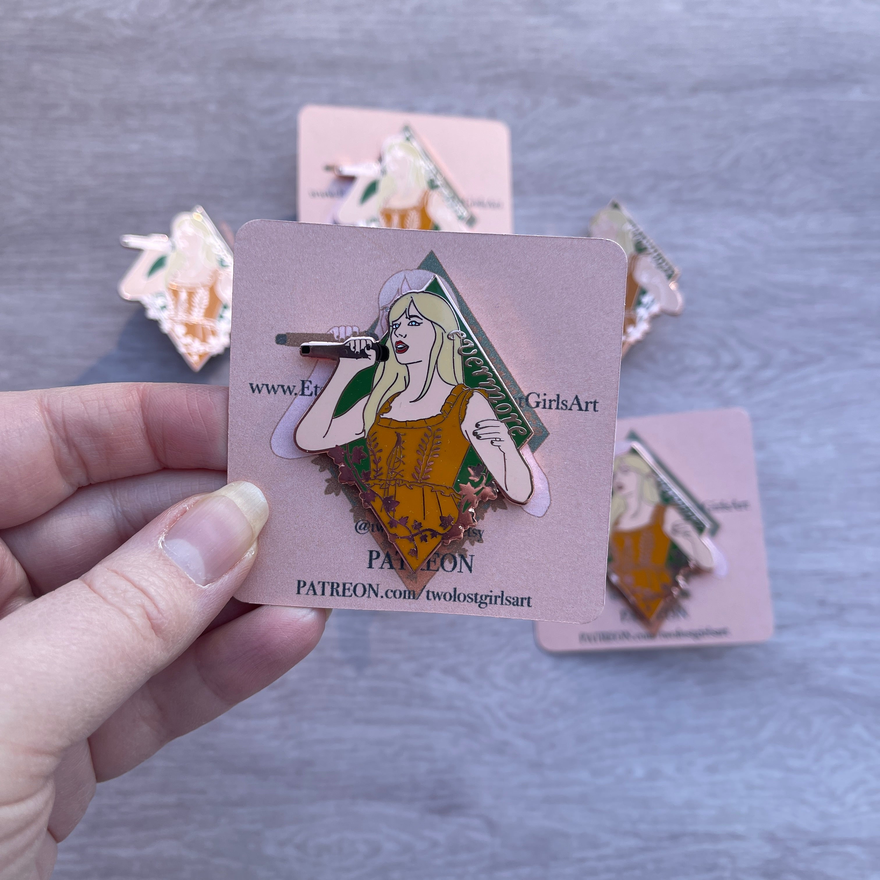 Evermore 2in Hard Enamel Pin