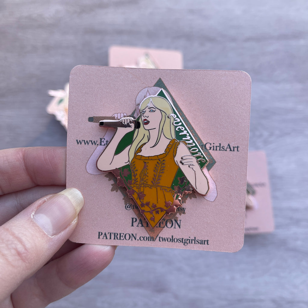 Evermore 2in Hard Enamel Pin