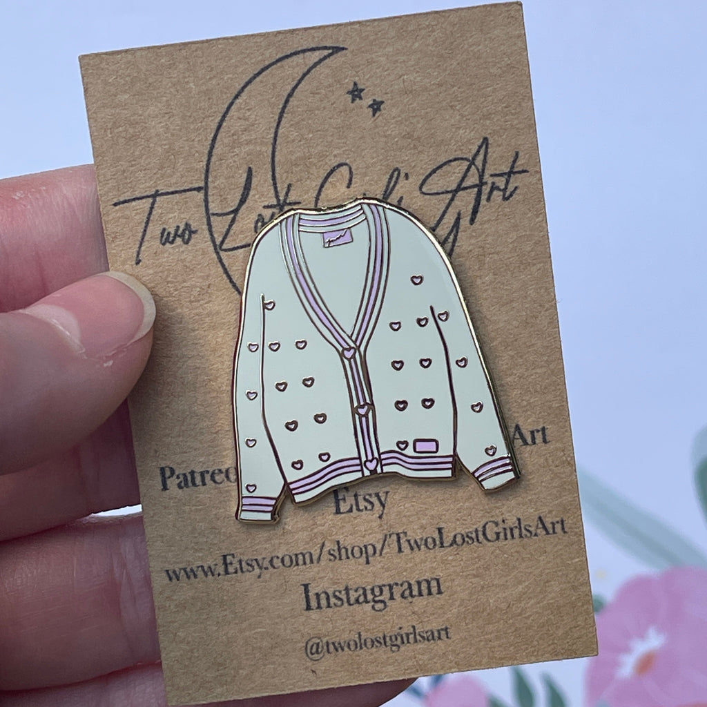 Lover Cardigan Pin