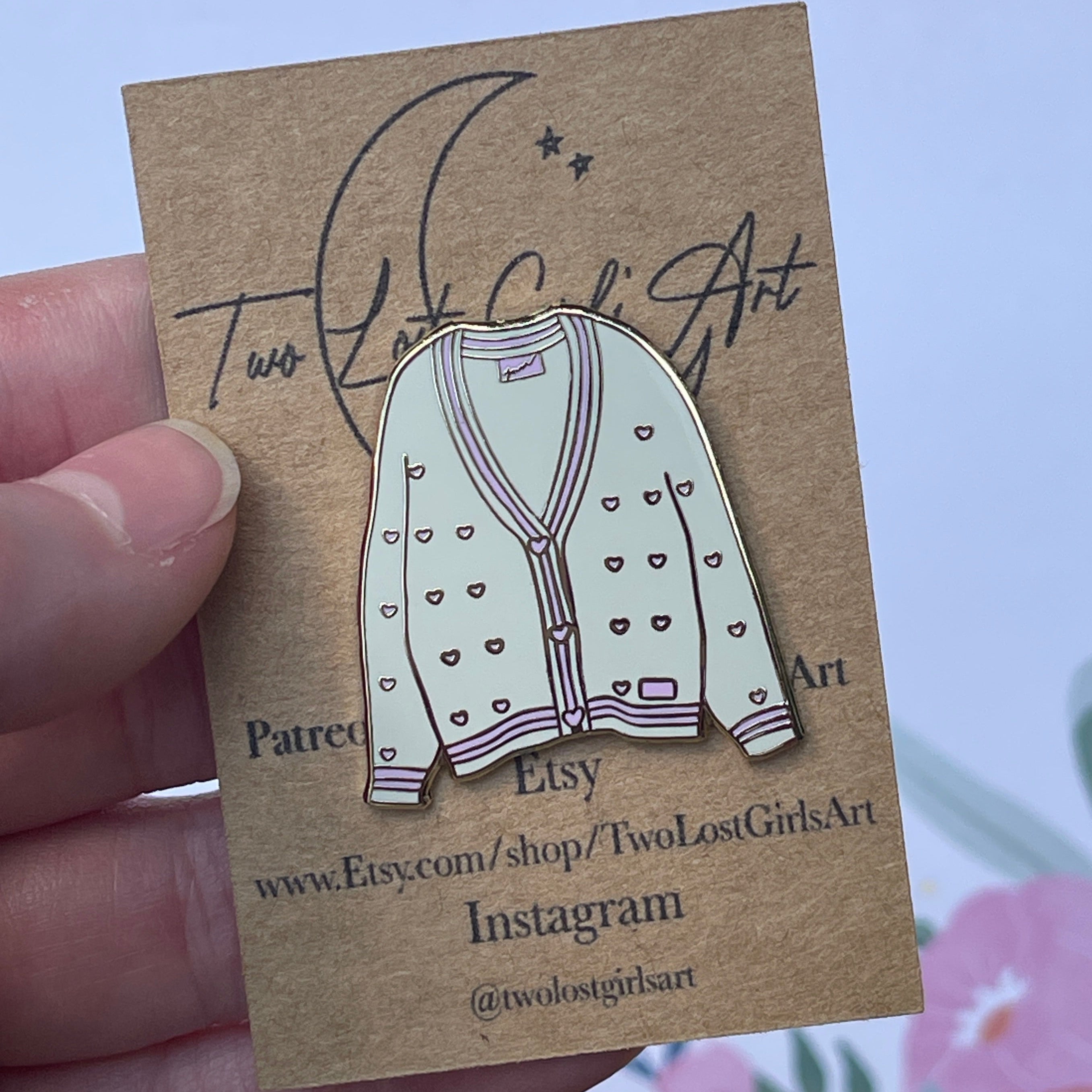 Lover Cardigan Pin