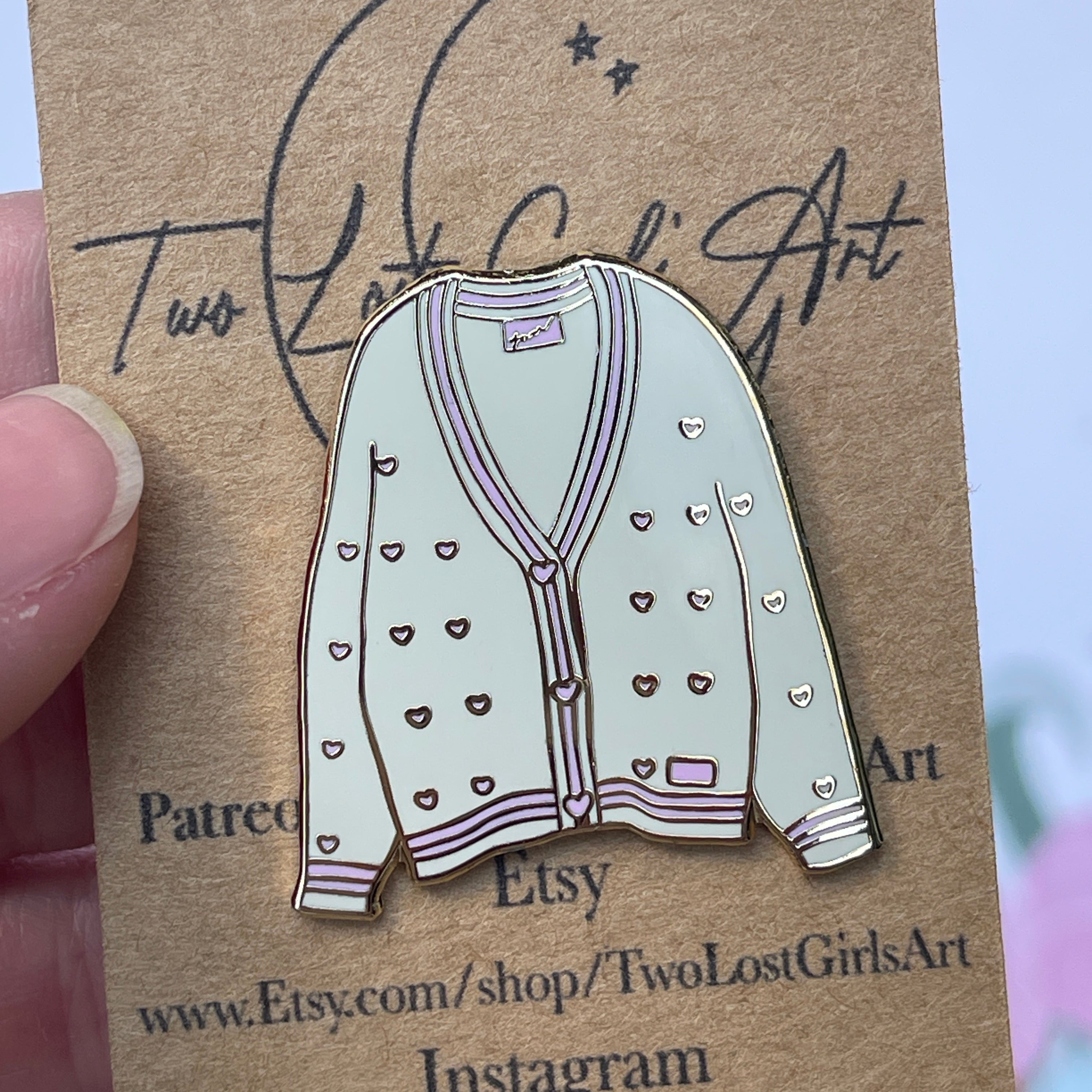 Lover Cardigan Pin