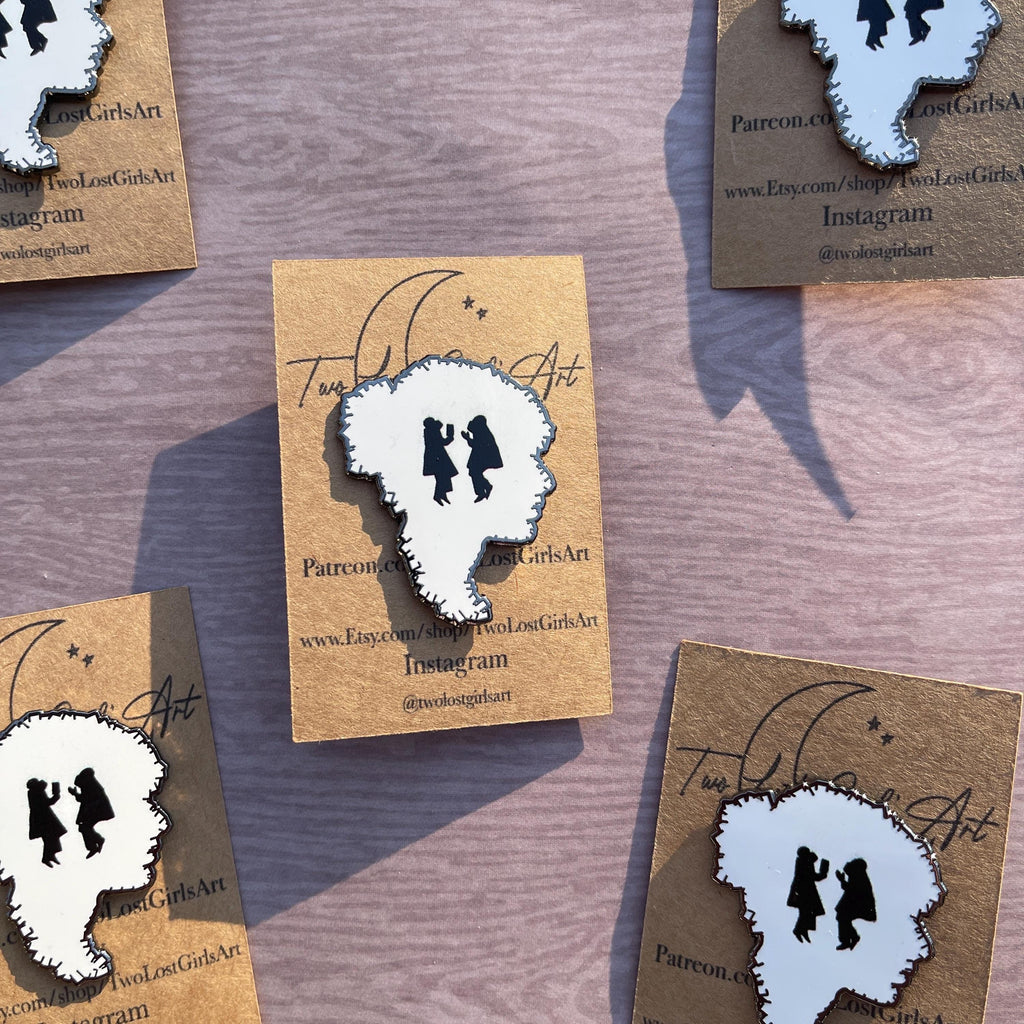 It's ruining my life enamel pin