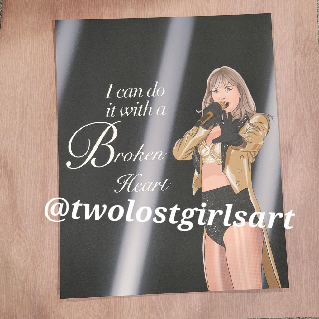 Broken Heart Art Print