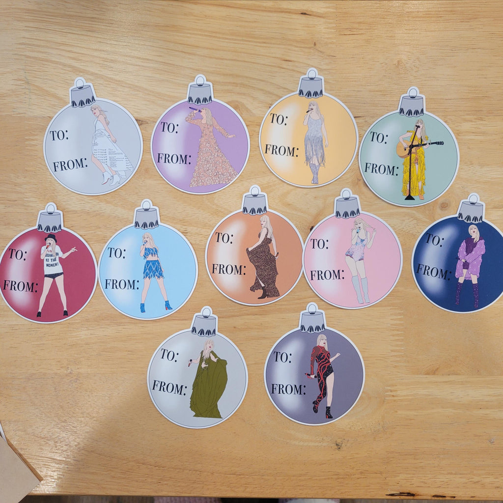 Holiday Wrapping To From Sicker Tags