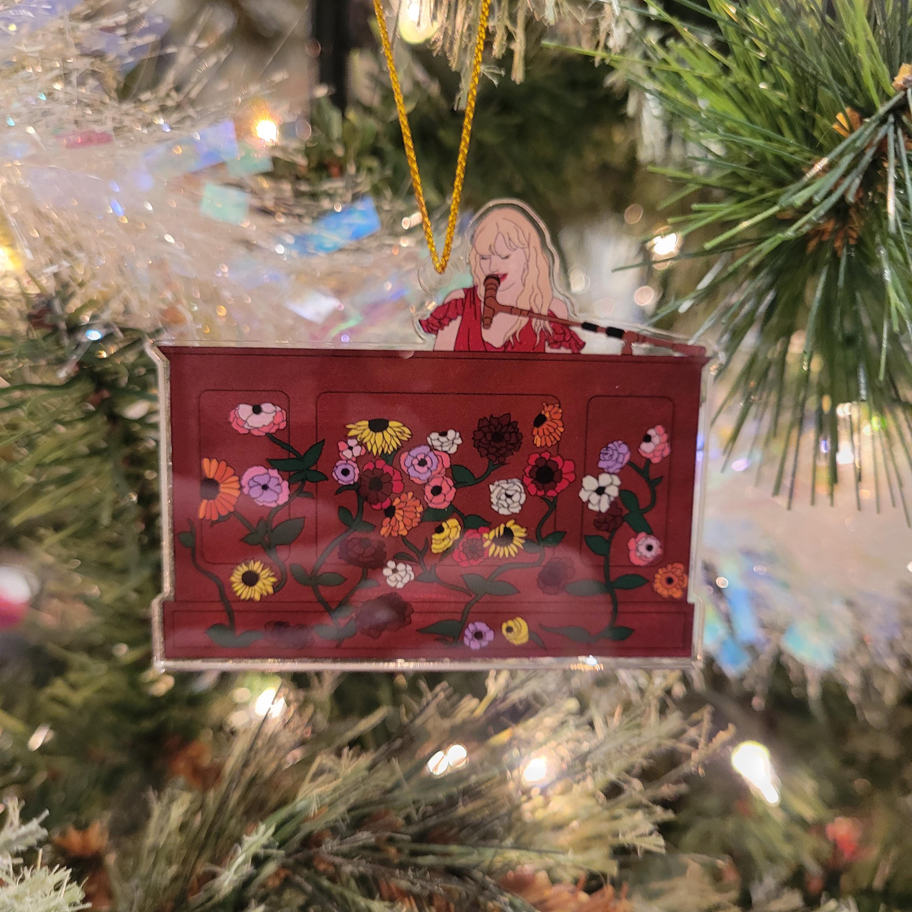 Surprise Song Piano Christmas Ornament