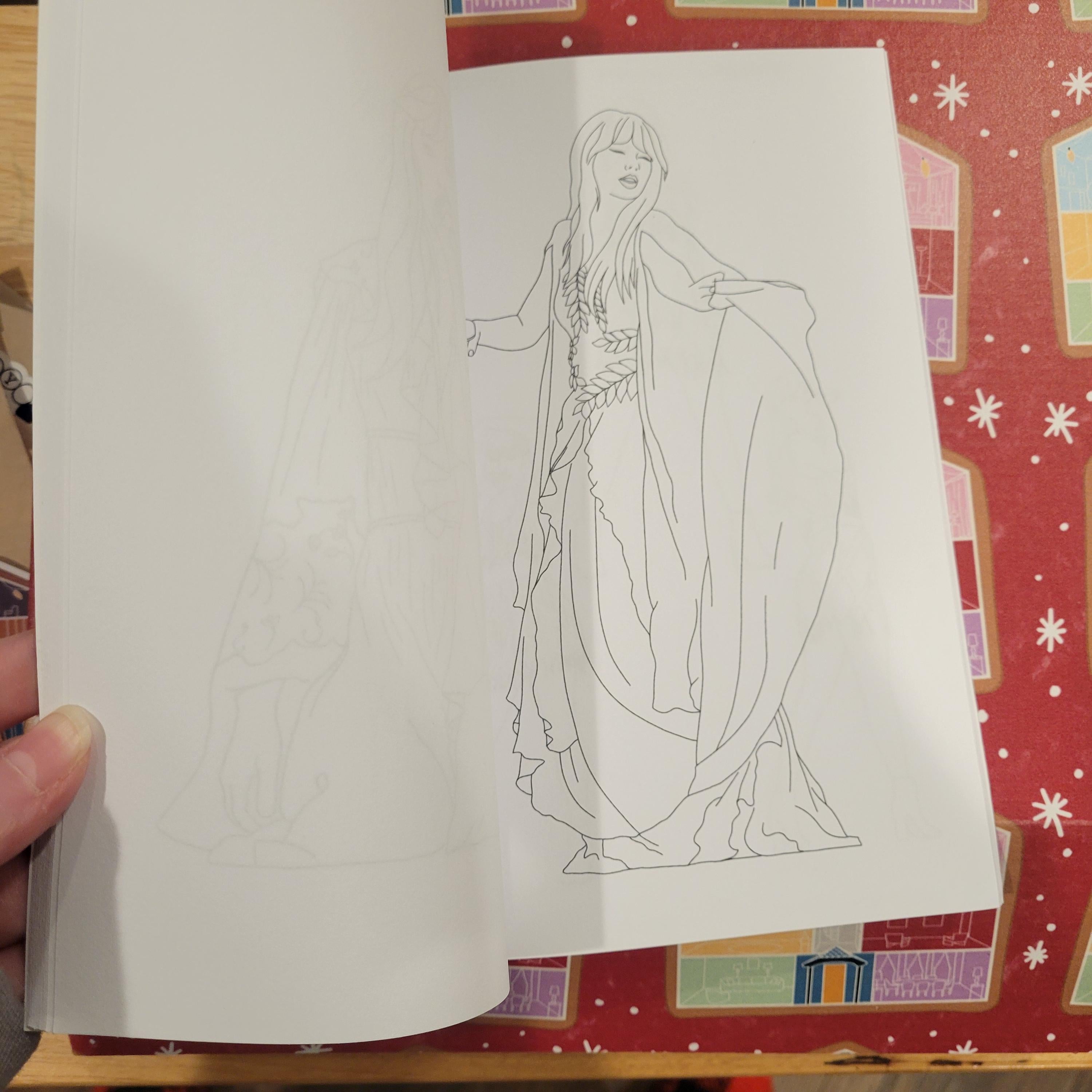 Tour Outfit Mini Coloring Book | A5 size