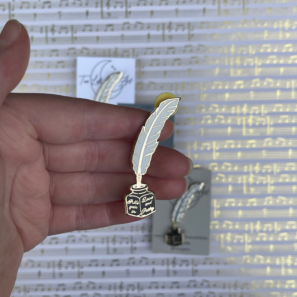 TTPD Feather Quill Pin