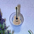 Wooden Guitar Surprise Song 1.5 inch Pin