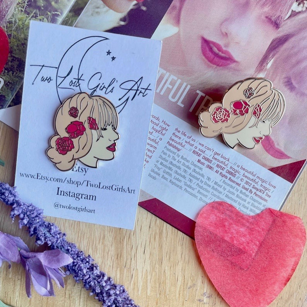 Red Hard Enamel Pin