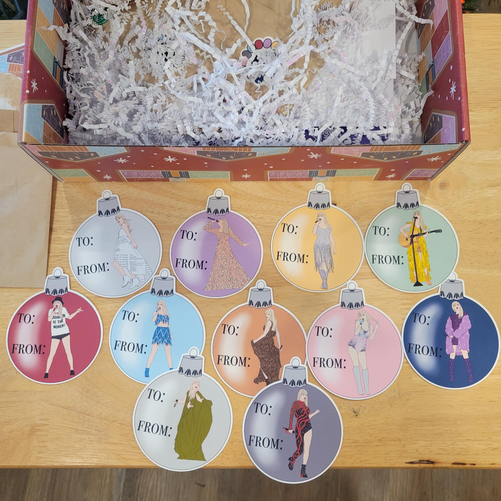 Holiday Wrapping To From Sicker Tags