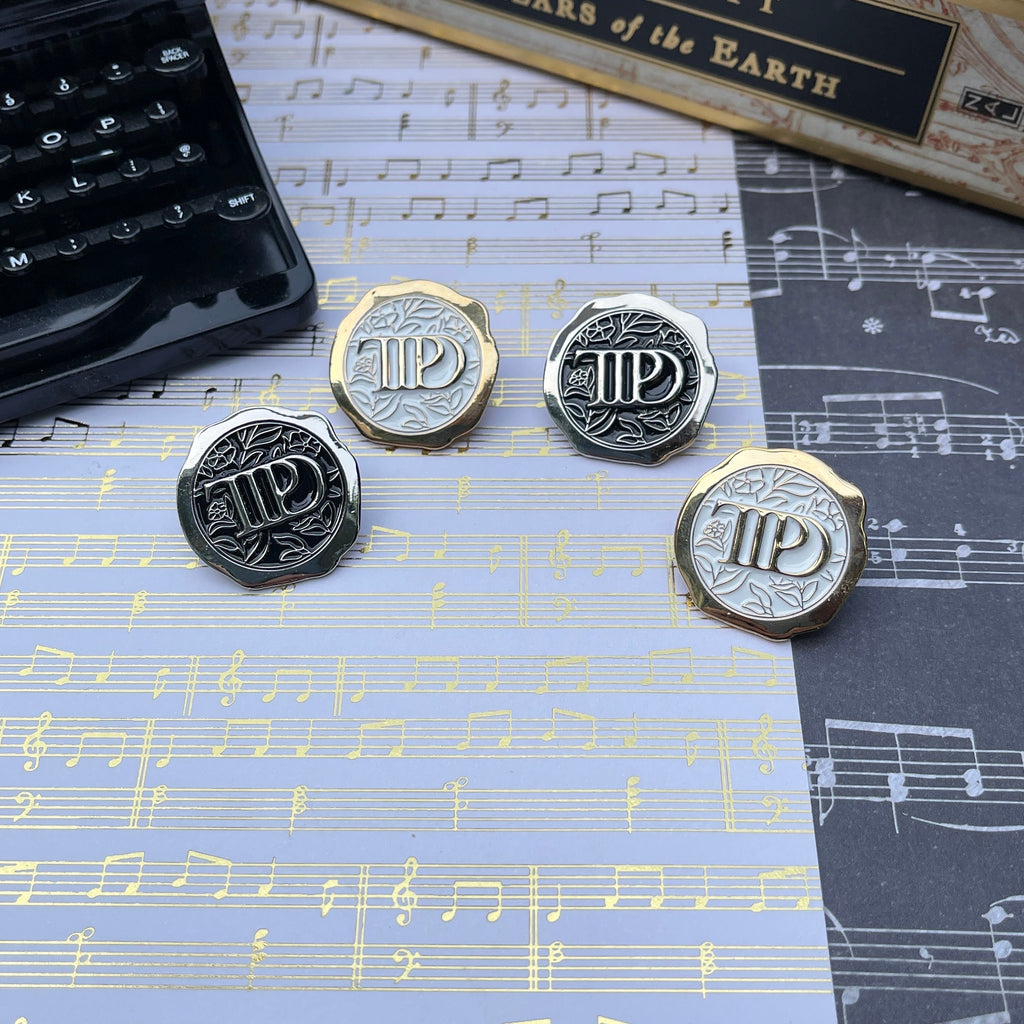TTPD 3D wax seal enamel pin.