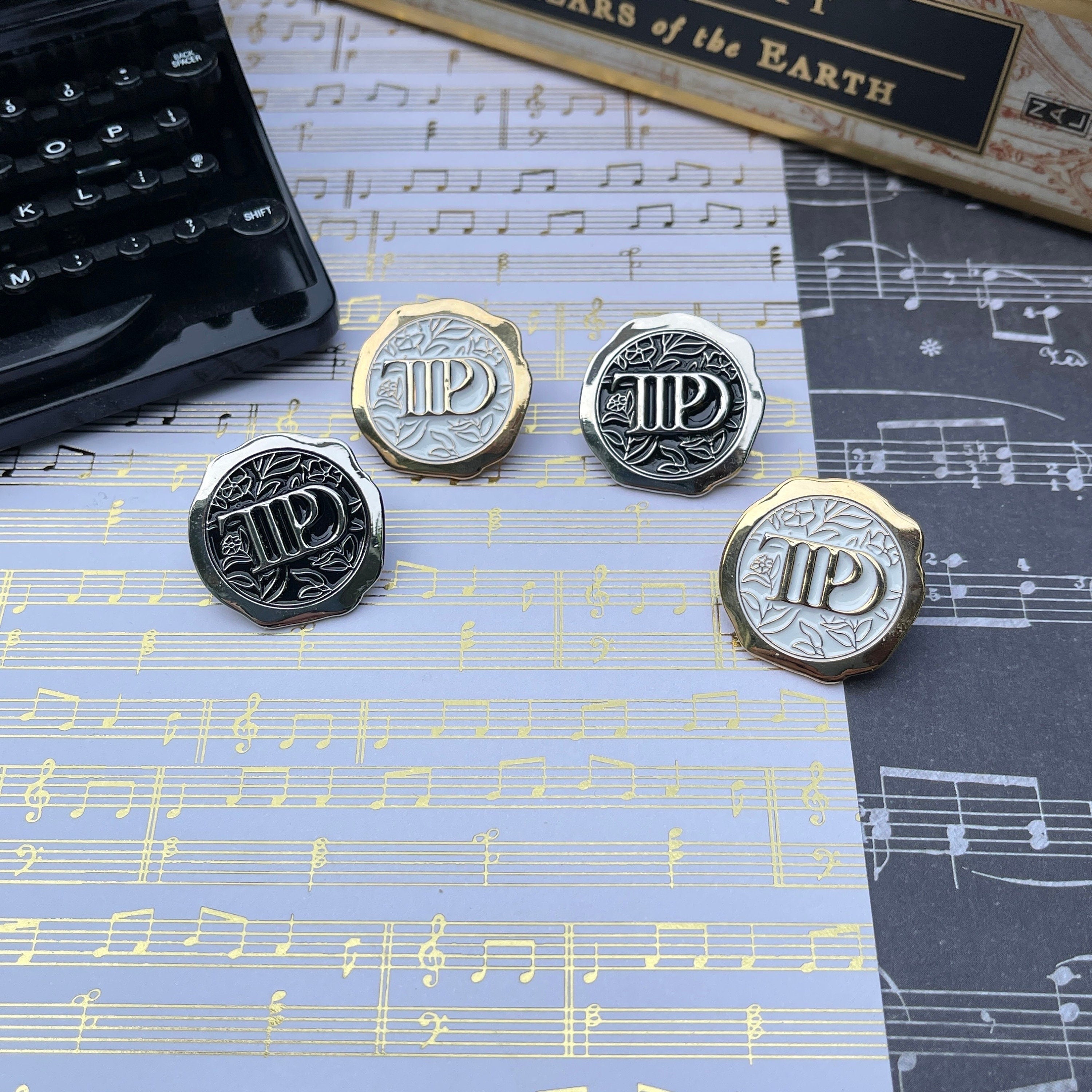 TTPD 3D wax seal enamel pin.