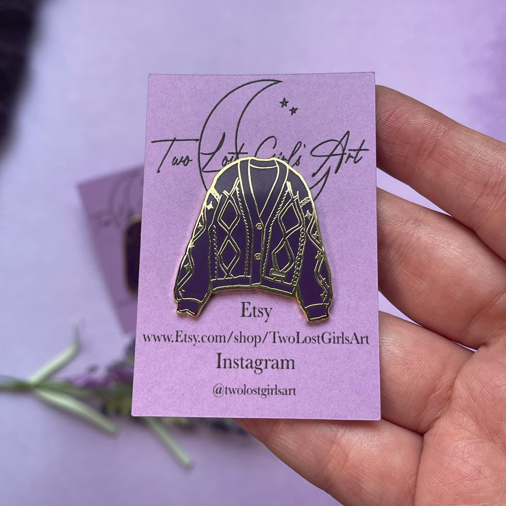 Speak Now Cardigan Pin