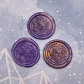 Moon and Cat Wax Seal Stickers