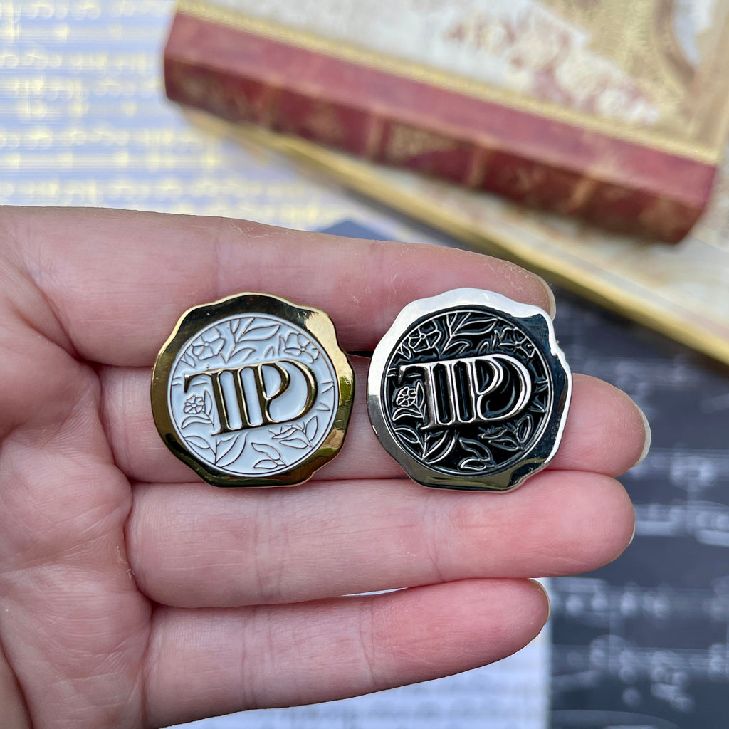 TTPD 3D wax seal enamel pin.