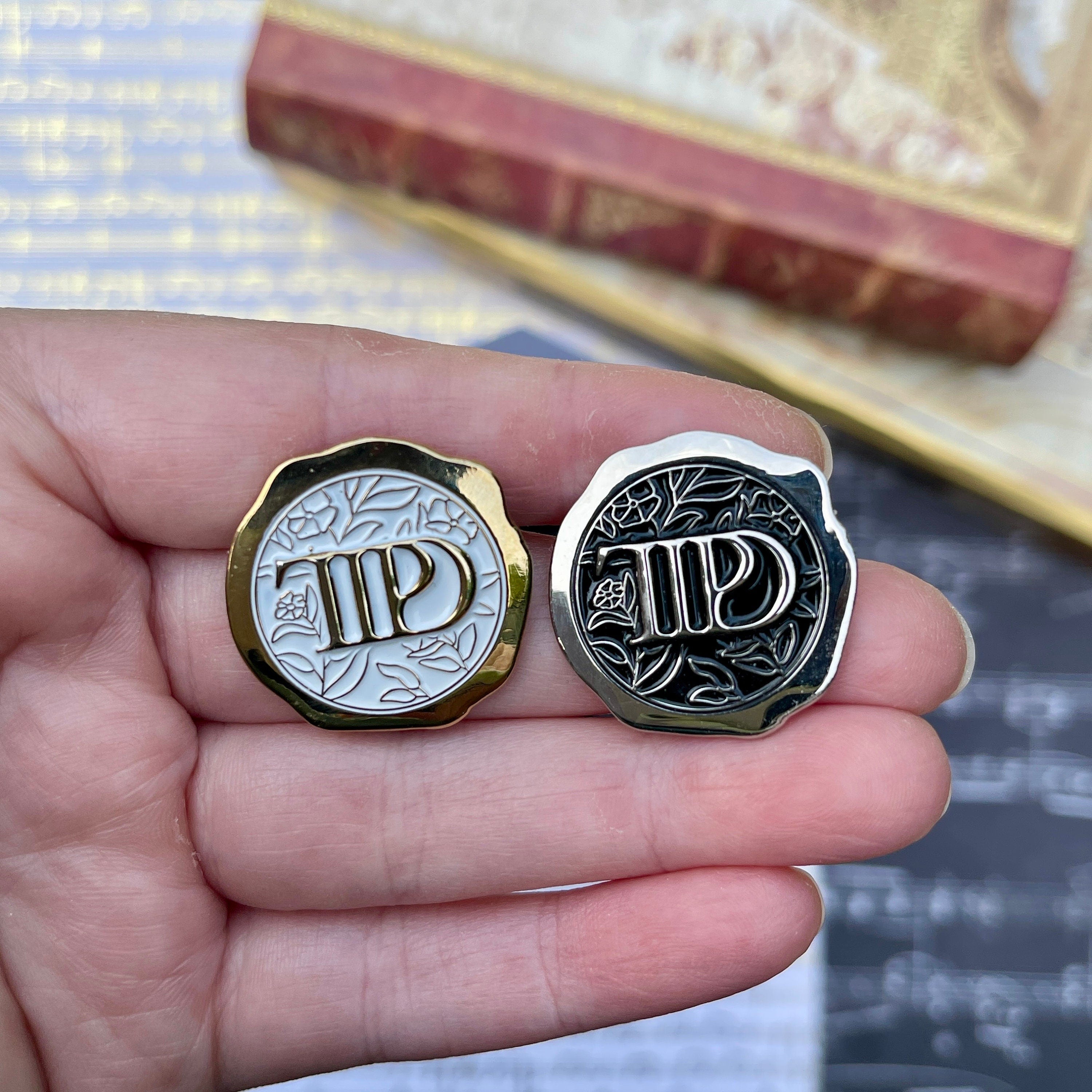TTPD 3D wax seal enamel pin.