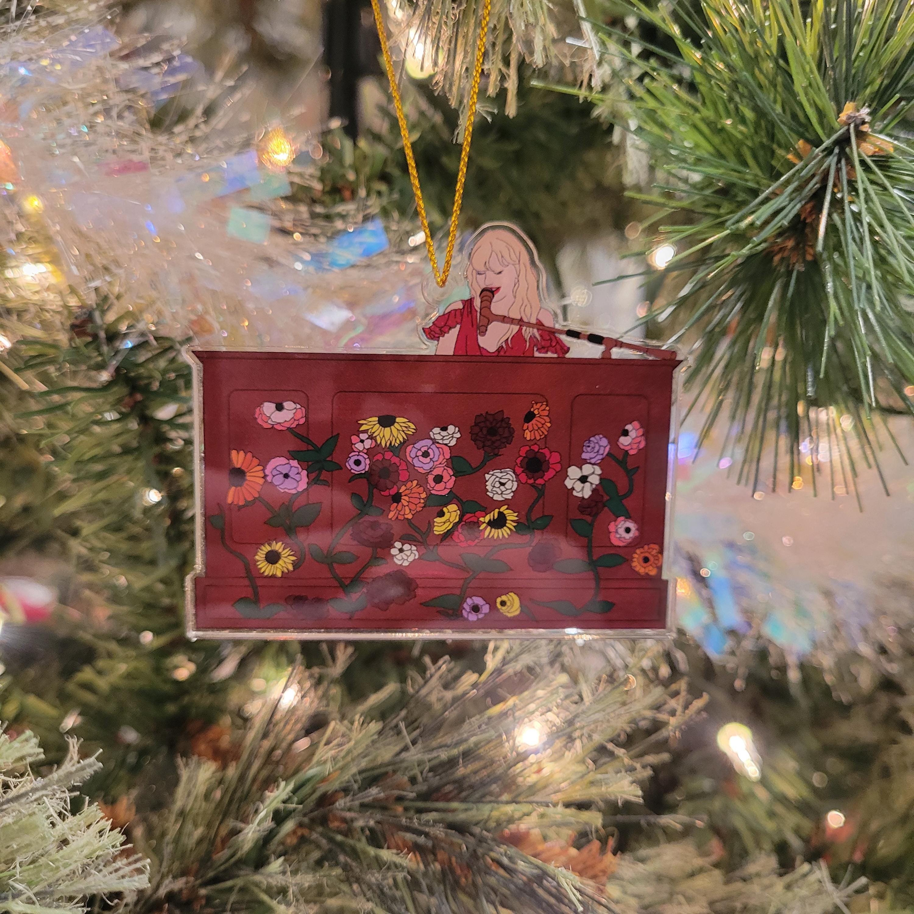 Surprise Song Piano Christmas Ornament