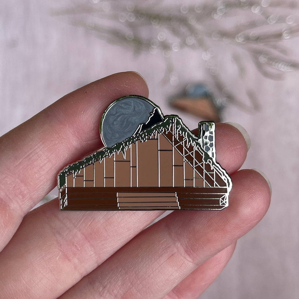 Folklore Cabin Enamel Pin