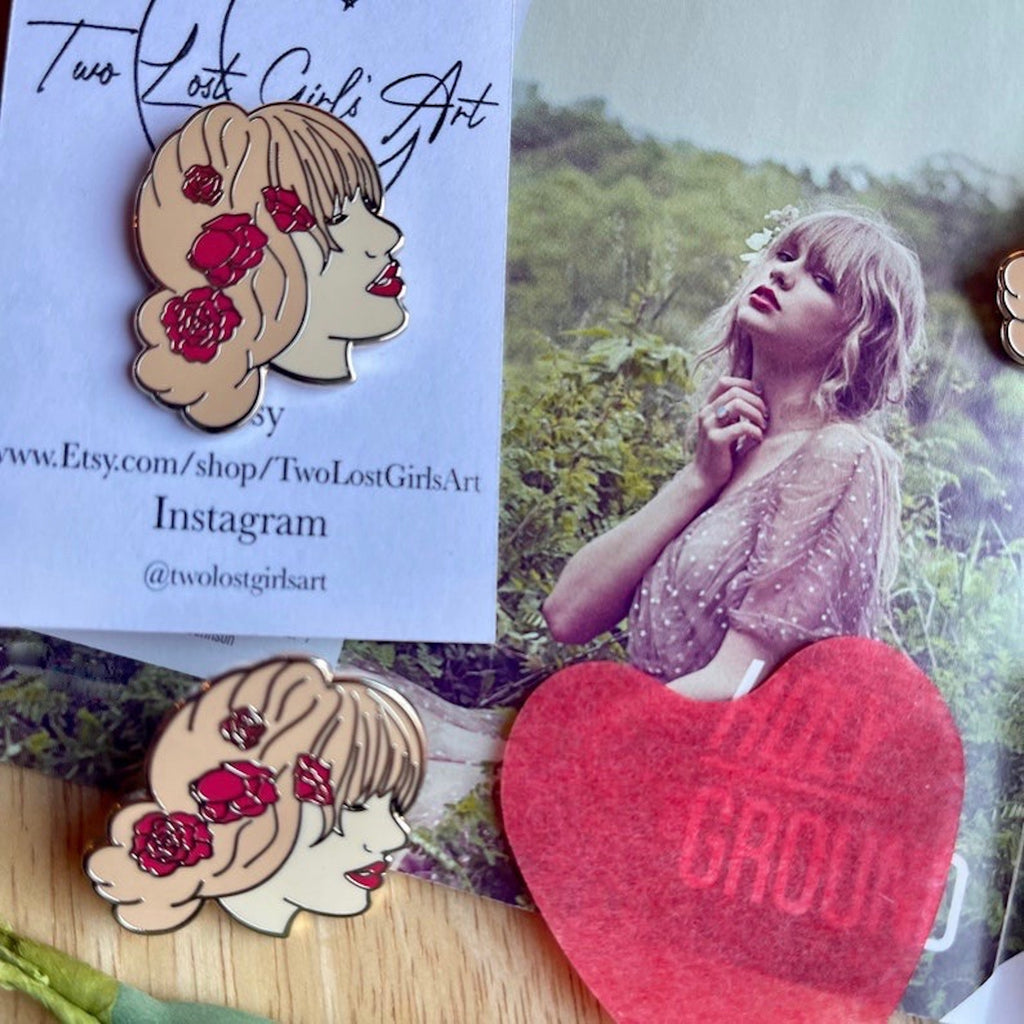 Red Hard Enamel Pin