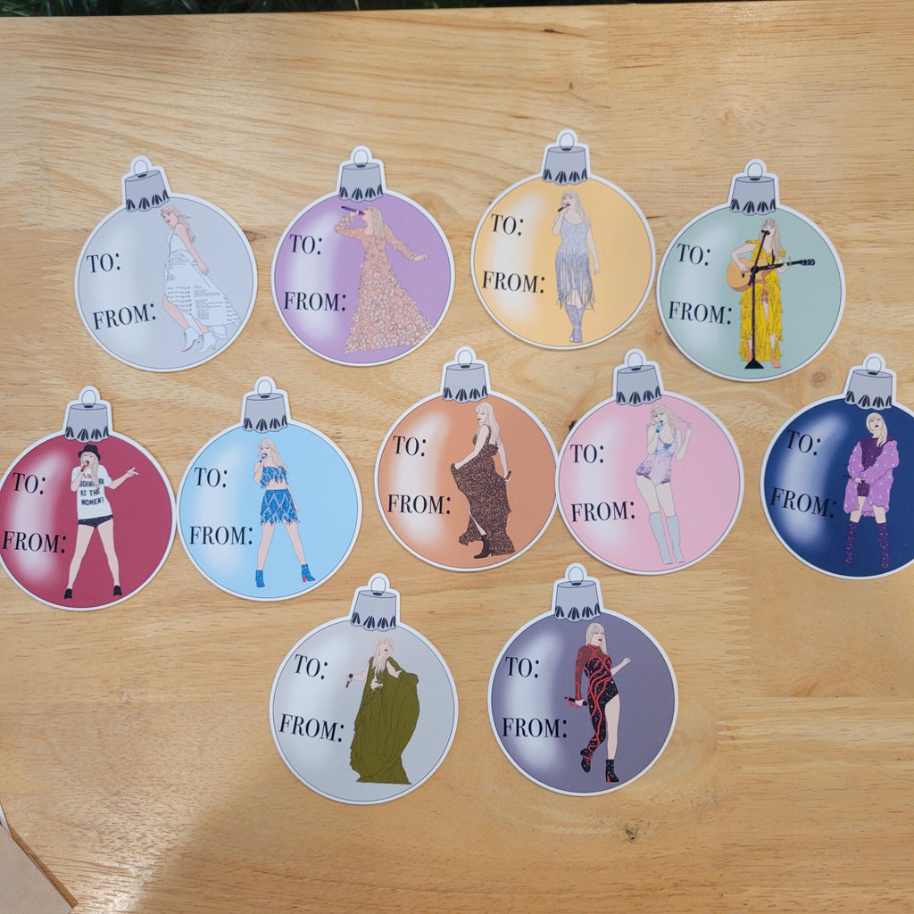 Holiday Wrapping To From Sicker Tags