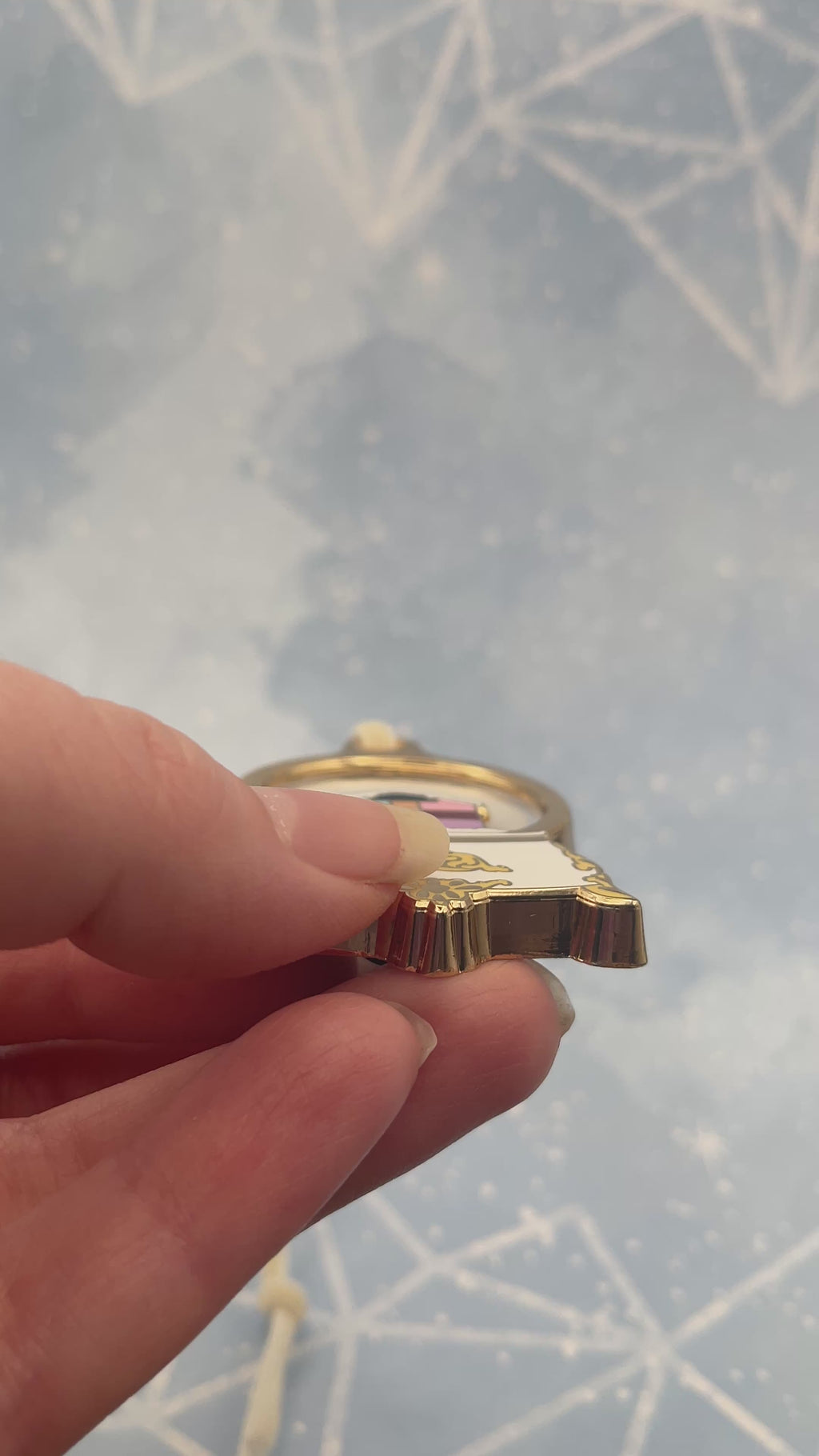 Lover Snowglobe Glitter Shaker Hard Enamel Pin
