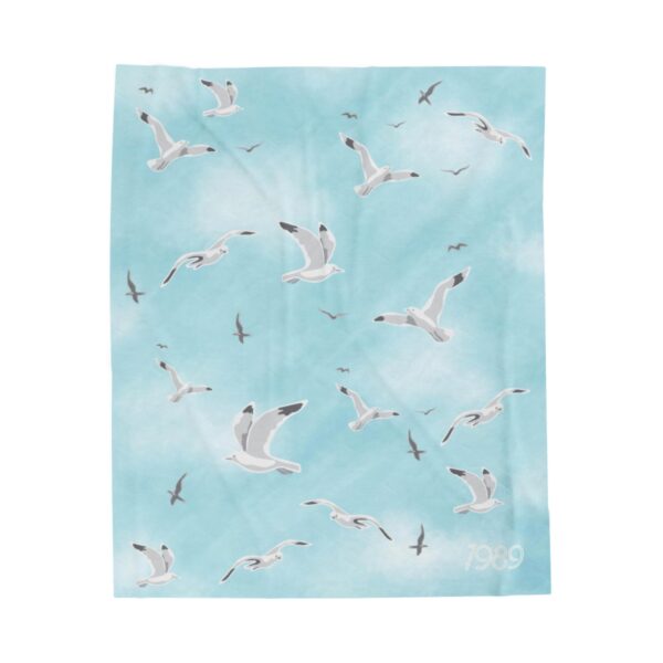 Seagull Velveteen Plush Blanket Inspired by 1989 - Image 2