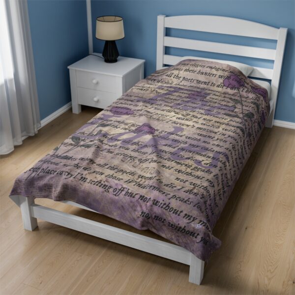 The Lakes Velveteen Plush Blanket Inspired by Taylor Swift - Image 3