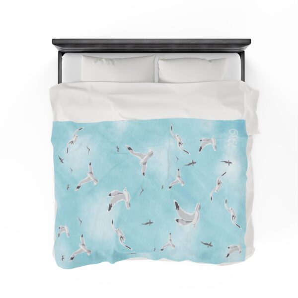 Seagull Velveteen Plush Blanket Inspired by 1989 - Image 5