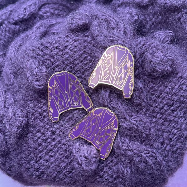 Speak Now Purple Cardigan Hard Enamel Pin - Image 5