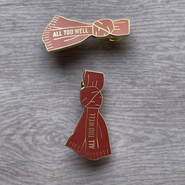 Red Scarf Hard Enamel Pin - Image 4