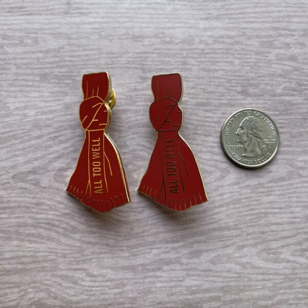 Red Scarf Hard Enamel Pin - Image 5