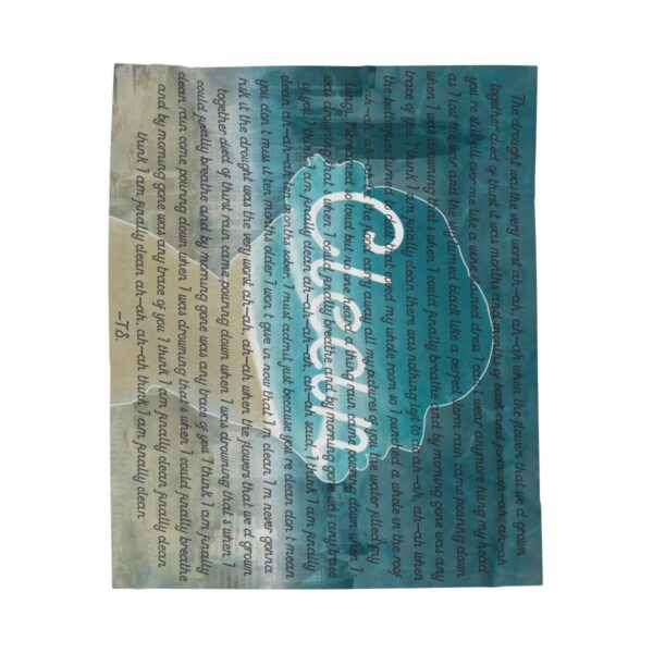 Clean lyric Velveteen Plush Blanket - Image 2