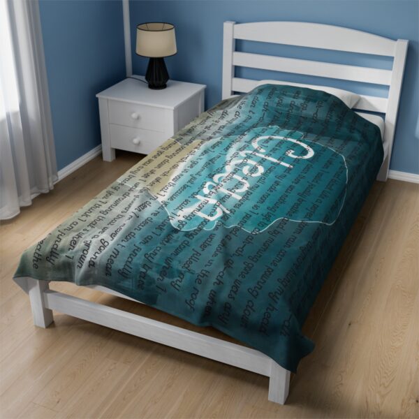 Clean lyric Velveteen Plush Blanket - Image 3