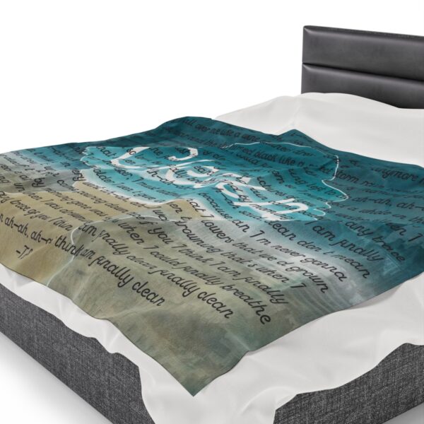 Clean lyric Velveteen Plush Blanket - Image 7