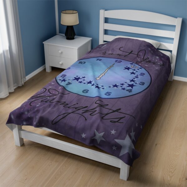 Midnights Velveteen Plush Blanket Inspired by Taylor Swift - Image 4