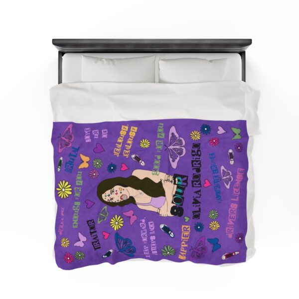 Sour Velveteen Plush Blanket Inspired by Olivia Rodrigo - Image 7